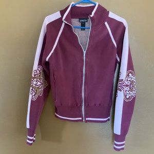 Athleta L sweater zip jacket